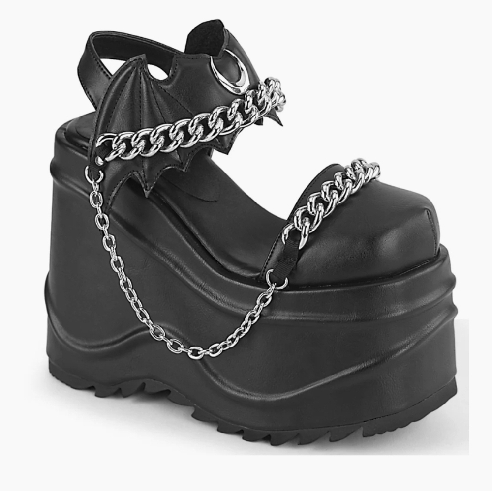 Demonia Wave 20 Platform Sandals - Picture 15 of 15